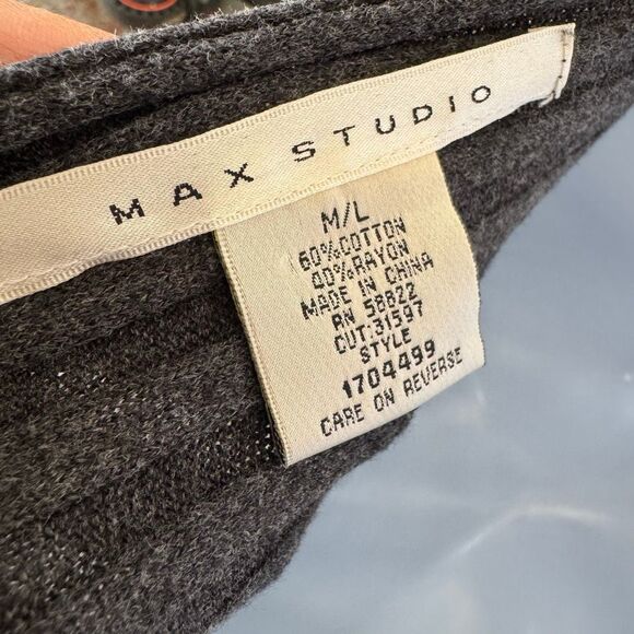 Vintage Y2K Max Studio Layering Poncho M/L - Picture 4 of 5